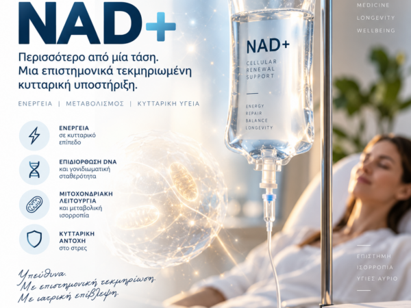NAD+: Μια ιατρικά θεμελιωμένη παρέμβαση κυτταρικής υποστήριξης